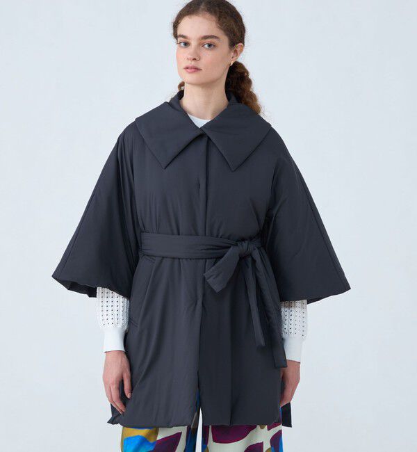 Ballsey「パデットツイル ベルテッドポンチョ」|ポンチョ・ケープ|