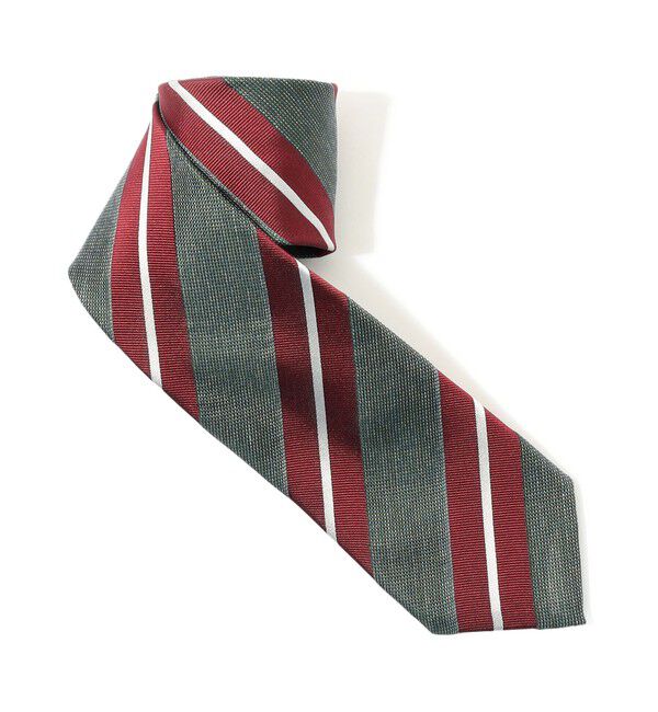 TOMORROWLAND GOODS「STEFANO BIGI シルク レジメンタルネクタイ」|ネクタイ・蝶ネクタイ|46 グレー系