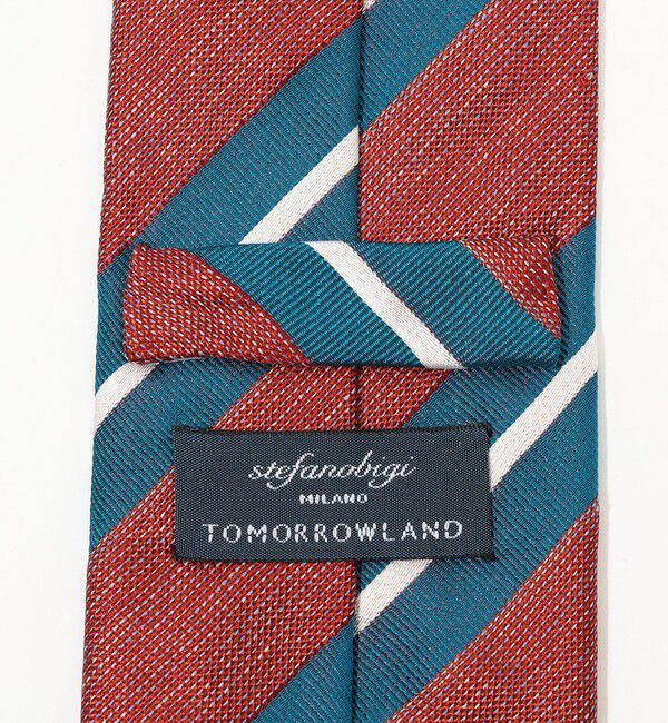 TOMORROWLAND GOODS「STEFANO BIGI シルク レジメンタルネクタイ」|ネクタイ・蝶ネクタイ|