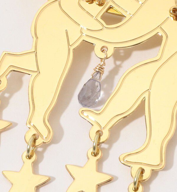 TOMORROWLAND GOODS「MERCEDES SALAZAR TWO ANGELS STARS ブローチ」|ブローチ・コサージュ|