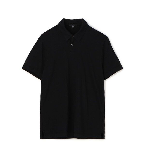 JAMES PERSE「コットンジャージー ポロシャツ MBEL3710」|ポロシャツ|19 ブラック