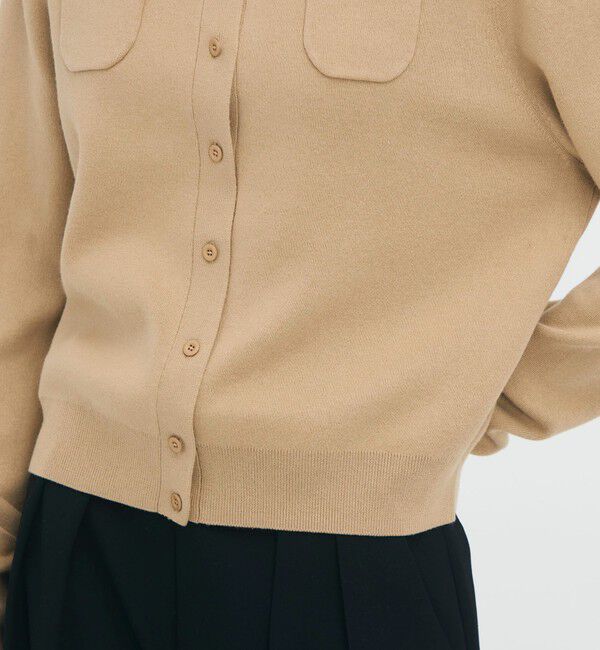 コットンカシミヤ クルーネックカーディガン（CABaN）｜ルミネの