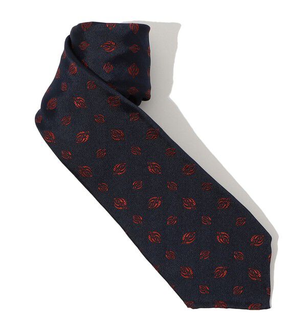 TOMORROWLAND GOODS「TOMORROWLAND MADE IN ITALY シルクジャガード 小紋柄ネクタイ」|ネクタイ・蝶ネクタイ|66 ネイビー系