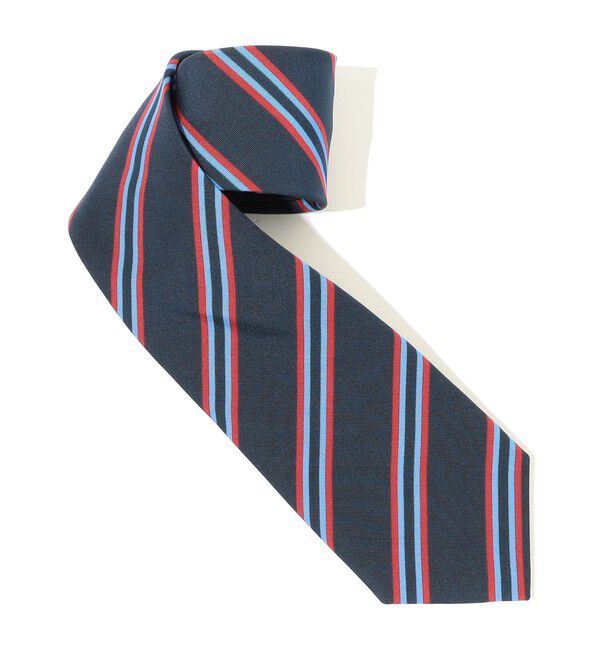 TOMORROWLAND GOODS「Atkinsons アイリッシュポプリン レジメンタルストライプネクタイ」|ネクタイ・蝶ネクタイ|66 ネイビー系