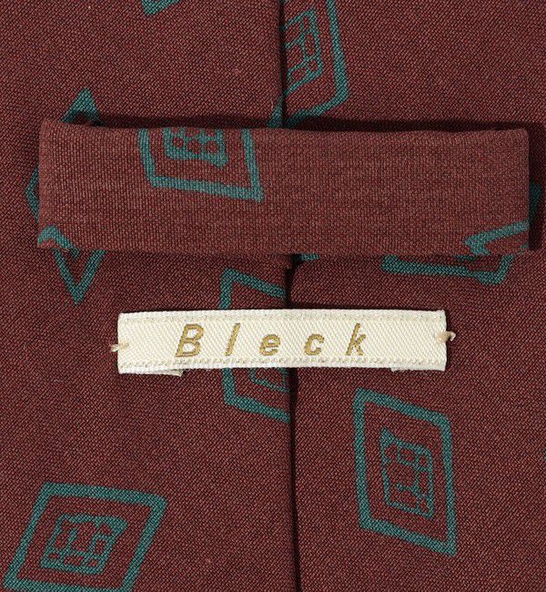 TOMORROWLAND GOODS「Bleck シルクプリント 小紋柄ネクタイ」|ネクタイ・蝶ネクタイ|