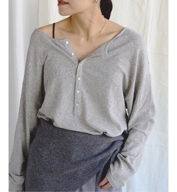 EMILYWEEK「《予約》Foggyコットン2WAYプルオーバー」|Tシャツ・カットソー|