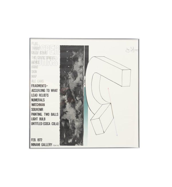 journal standard Furniture「POSTER JASPER JOHNS　アートフレーム」|その他|