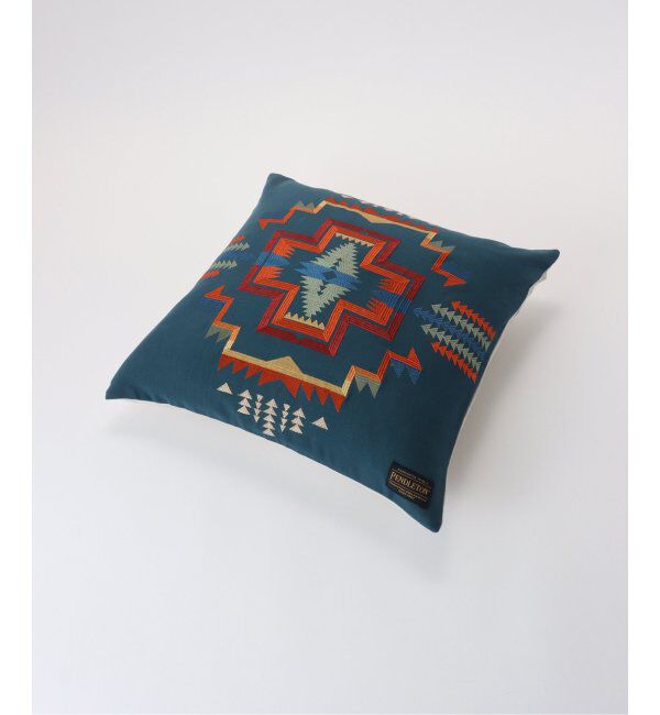 ACME「【PENDLETON/ペンドルトン】CUSHION EMB　クッションカバー」|クッション・クッションカバー|ネイビー