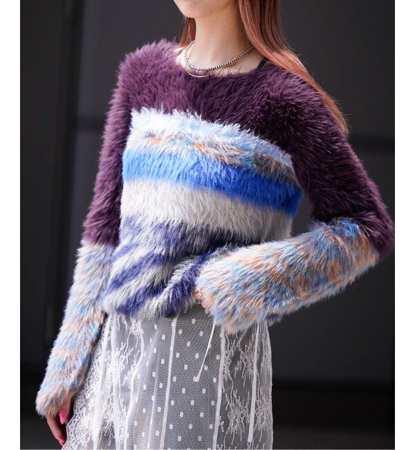 JOINT WORKS「マルチフェザーヤーンショートプルオーバー」|ニット・セーター|