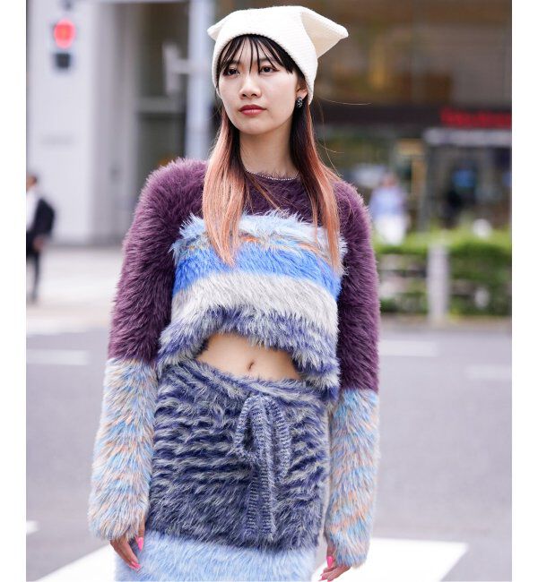 JOINT WORKS「マルチフェザーヤーンショートプルオーバー」|ニット・セーター|