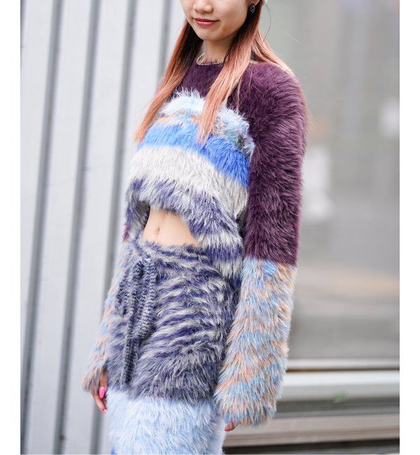 JOINT WORKS「マルチフェザーヤーンショートプルオーバー」|ニット・セーター|