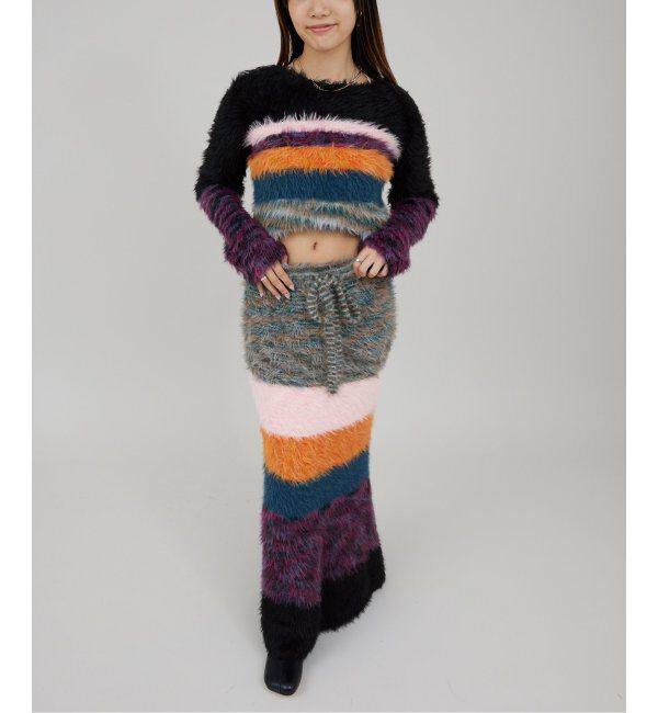 JOINT WORKS「マルチフェザーヤーンショートプルオーバー」|ニット・セーター|