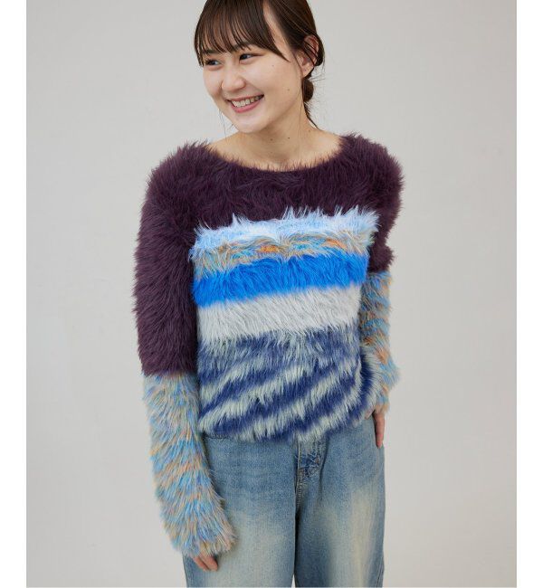 JOINT WORKS「マルチフェザーヤーンショートプルオーバー」|ニット・セーター|