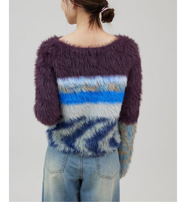 JOINT WORKS「マルチフェザーヤーンショートプルオーバー」|ニット・セーター|