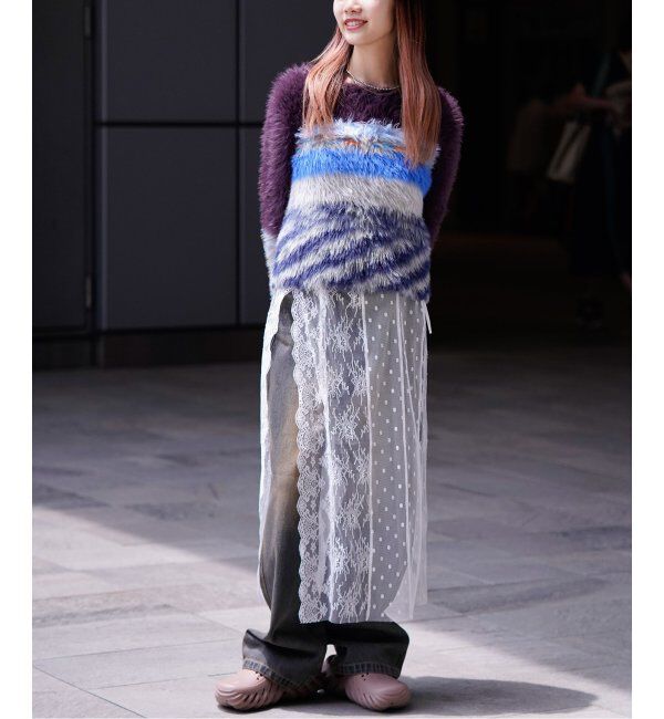 JOINT WORKS「マルチフェザーヤーンショートプルオーバー」|ニット・セーター|