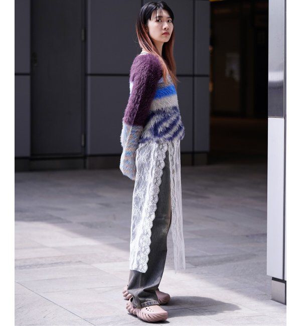 JOINT WORKS「マルチフェザーヤーンショートプルオーバー」|ニット・セーター|