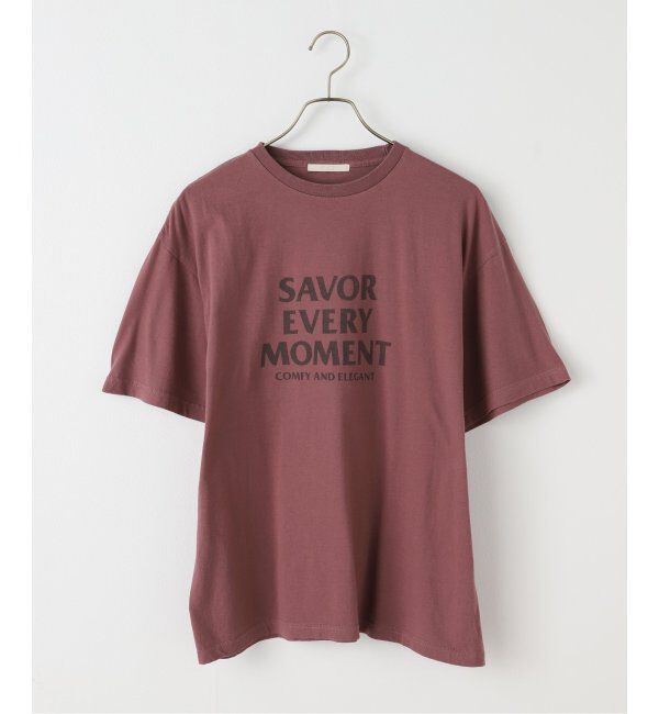 Plage「SAVOR EVERY MOMENT Tシャツ」|Tシャツ・カットソー|