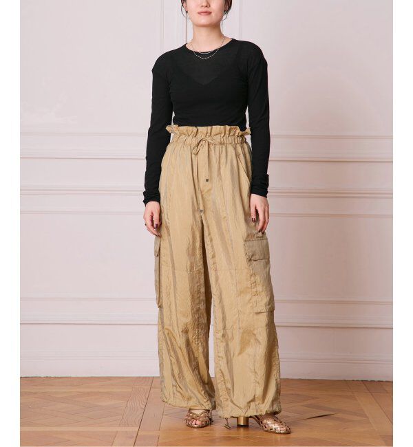 IENA LA BOUCLE「babaco/ババコ Twisted cotton back tied ロングスリーブプルオーバー BA01-CR25」|Tシャツ・カットソー|