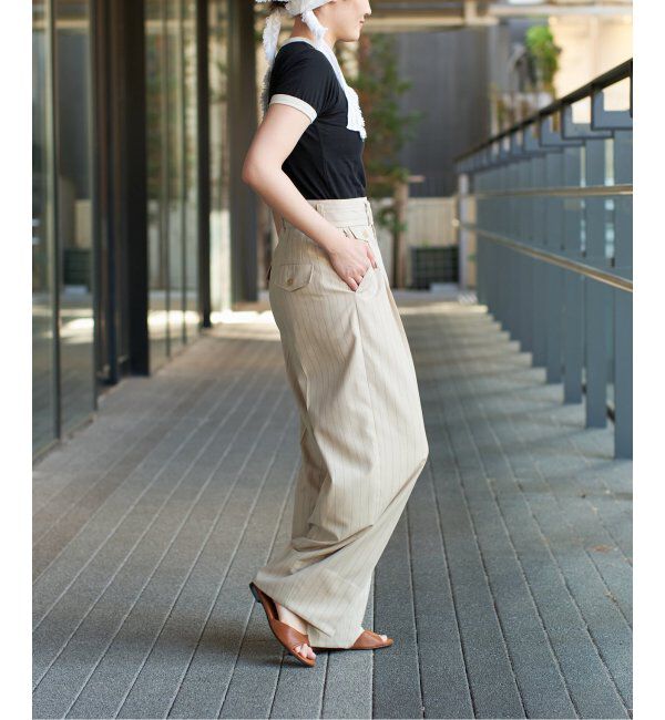 IENA LA BOUCLE「fifi original collection tirm シアーTシャツ」|Tシャツ・カットソー|