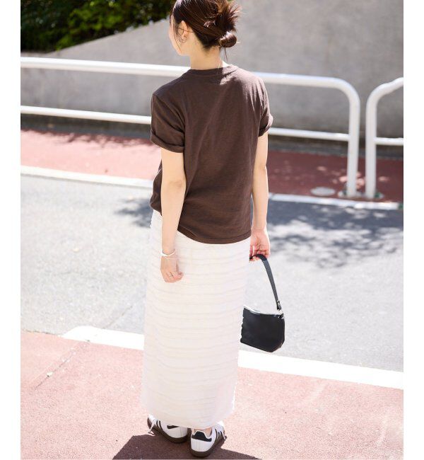 SLOBE IENA「《追加》フリルカットソータイトスカート」|スカート|