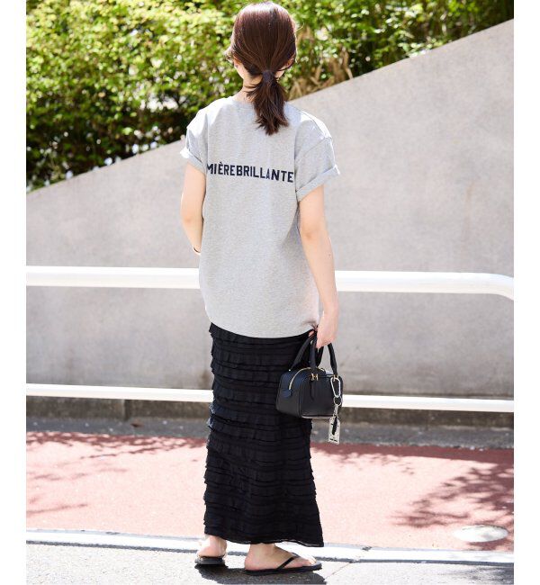 SLOBE IENA「《追加》フリルカットソータイトスカート」|スカート|