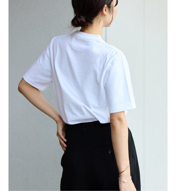 IENA「ATON/エイトン 別注 AIR SPINNING OVER SIZE TEE Tシャツ」|Tシャツ・カットソー|