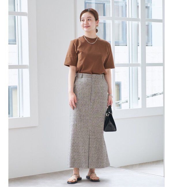 IENA「ATON/エイトン 別注 AIR SPINNING OVER SIZE TEE Tシャツ」|Tシャツ・カットソー|