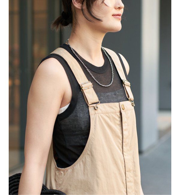 IENA LA BOUCLE「《追加》IENA LA BOUCLE 水撚りガスフライスノースリーブ」|Tシャツ・カットソー|