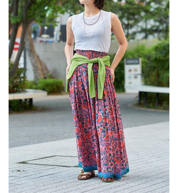 IENA LA BOUCLE「《追加》IENA LA BOUCLE 水撚りガスフライスノースリーブ」|Tシャツ・カットソー|