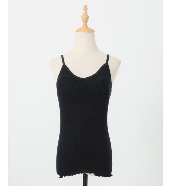 SLOBE IENA「PALM/パーム SIMPLE RIB CAMISOLE PLM23SS06」|インナー|