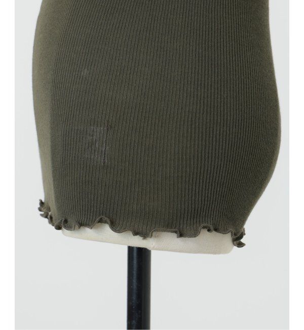 SLOBE IENA「PALM/パーム SIMPLE RIB CAMISOLE PLM23SS06」|インナー|