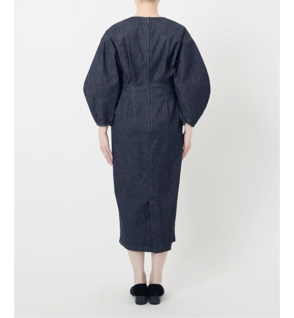 VERMEIL par iena「ストレッチデニムウエストシェイプワンピース」|ワンピース|