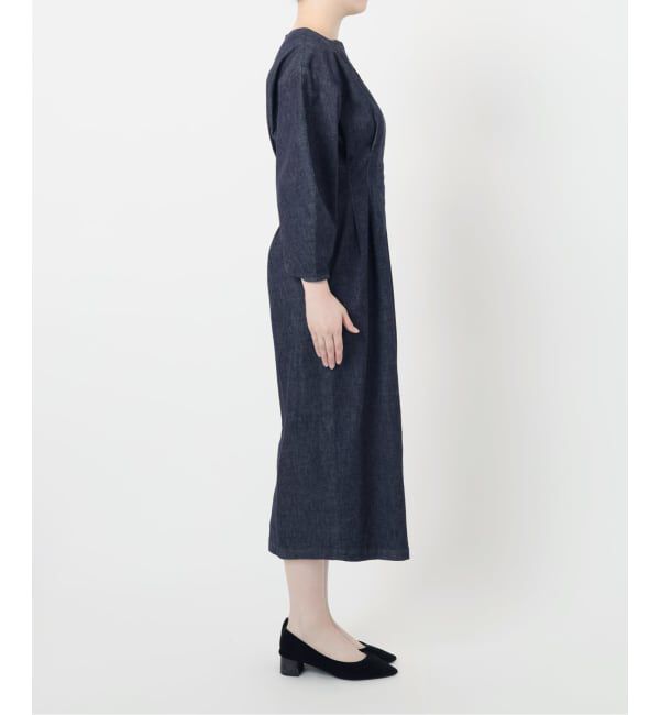 VERMEIL par iena「ストレッチデニムウエストシェイプワンピース」|ワンピース|