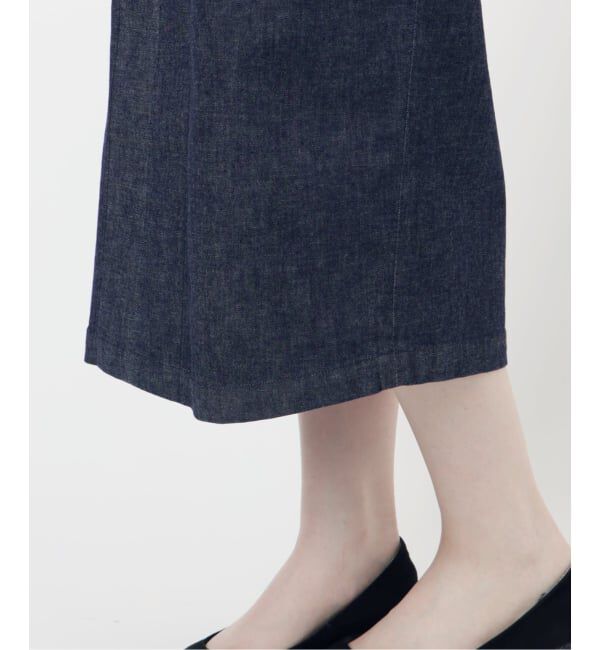 VERMEIL par iena「ストレッチデニムウエストシェイプワンピース」|ワンピース|