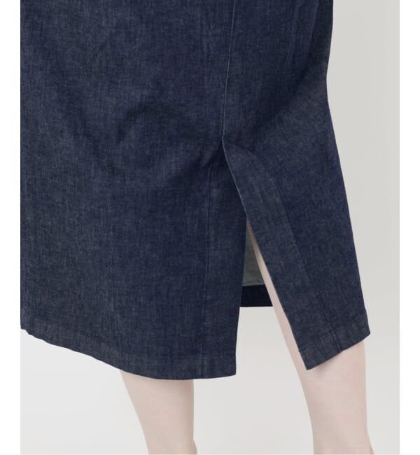 VERMEIL par iena「ストレッチデニムウエストシェイプワンピース」|ワンピース|