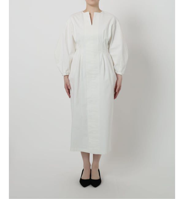 VERMEIL par iena「ストレッチデニムウエストシェイプワンピース」|ワンピース|