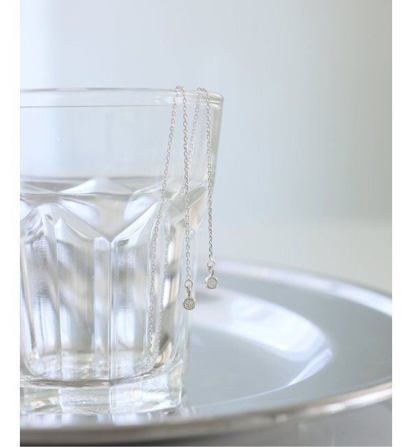 SLOBE IENA「unique/ユニーク SLOBE別注 ダイヤモンドチェーンピアス」|ピアス|