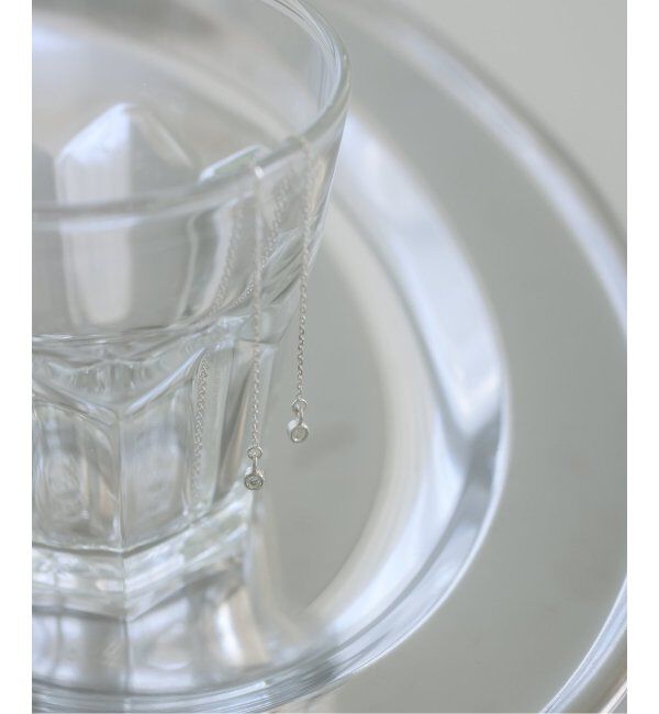 SLOBE IENA「unique/ユニーク SLOBE別注 ダイヤモンドチェーンピアス」|ピアス|