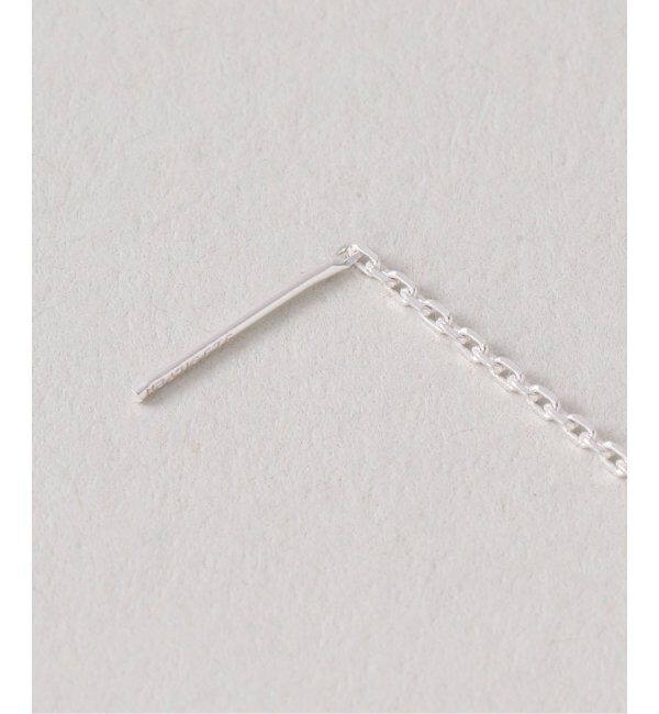 SLOBE IENA「unique/ユニーク SLOBE別注 ダイヤモンドチェーンピアス」|ピアス|