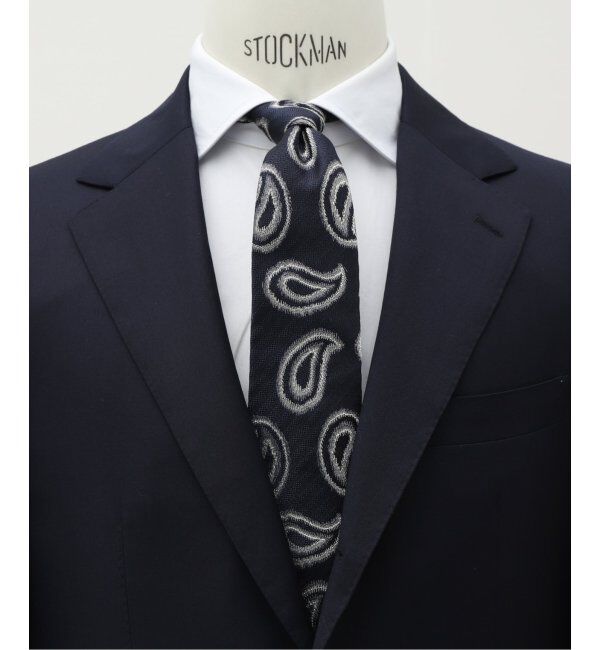 EDIFICE「PB ペイズリーコモンタイ」|ネクタイ・蝶ネクタイ|ネイビー