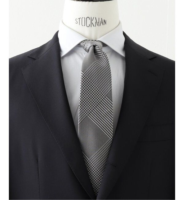 EDIFICE「AX*グレンチェックタイ」|ネクタイ・蝶ネクタイ|グレー