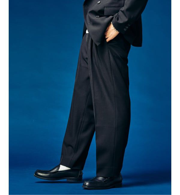 417 EDIFICE「&rdquo;4WAYストレッチ&rdquo; 2タックパンツ」|スラックス|