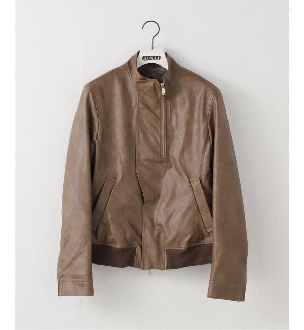 PULP「【Geek Office / ギークオフィス】NACHE / ナチェ RIDER LEATHER SHEARLING JACKET」|ライダースジャケット|