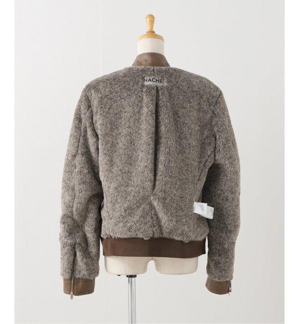 PULP「【Geek Office / ギークオフィス】NACHE / ナチェ RIDER LEATHER SHEARLING JACKET」|ライダースジャケット|
