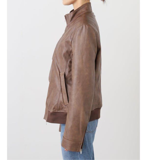 PULP「【Geek Office / ギークオフィス】NACHE / ナチェ RIDER LEATHER SHEARLING JACKET」|ライダースジャケット|