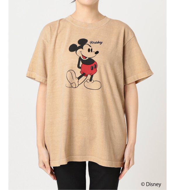 JOURNAL STANDARD「《WEB・一部店舗限定》ピグメントMICKEY /  Tシャツ」|Tシャツ・カットソー|