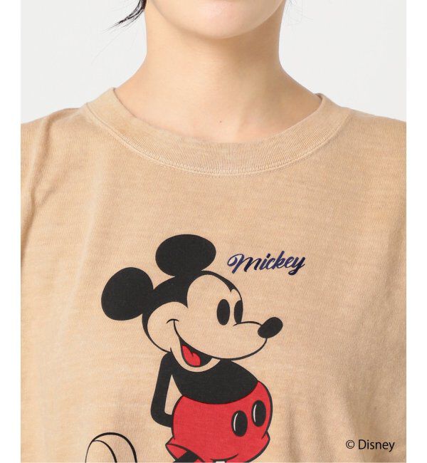JOURNAL STANDARD「《WEB・一部店舗限定》ピグメントMICKEY /  Tシャツ」|Tシャツ・カットソー|