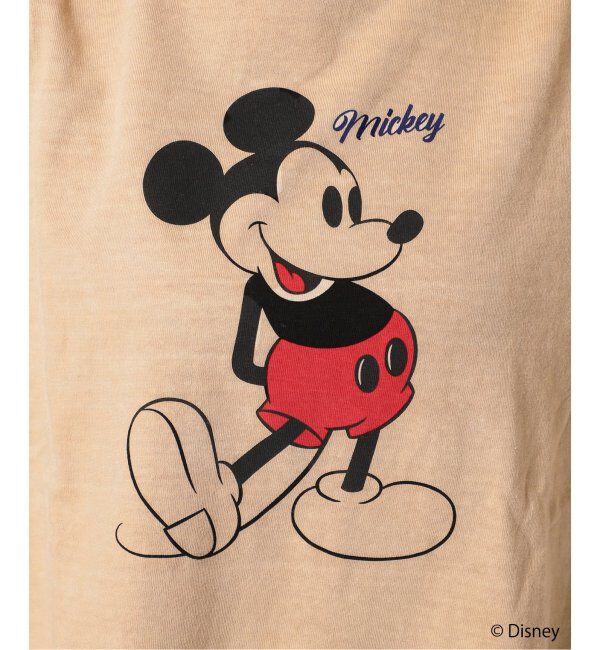 JOURNAL STANDARD「《WEB・一部店舗限定》ピグメントMICKEY /  Tシャツ」|Tシャツ・カットソー|