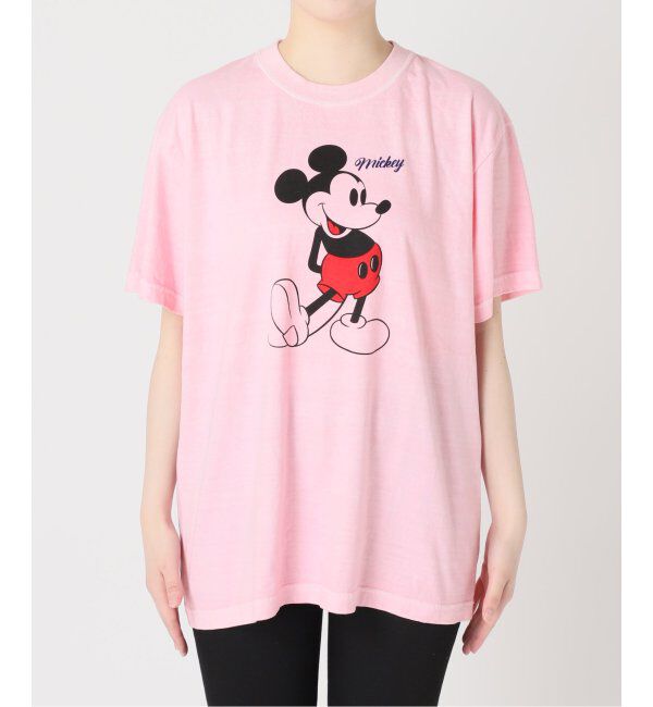 JOURNAL STANDARD「《WEB・一部店舗限定》ピグメントMICKEY /  Tシャツ」|Tシャツ・カットソー|