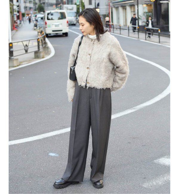 JOURNAL STANDARD「《追加》ウールライクストレッチスラックスパンツ」|スラックス|